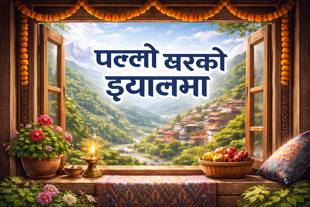पल्लो घरको झ्यालमा