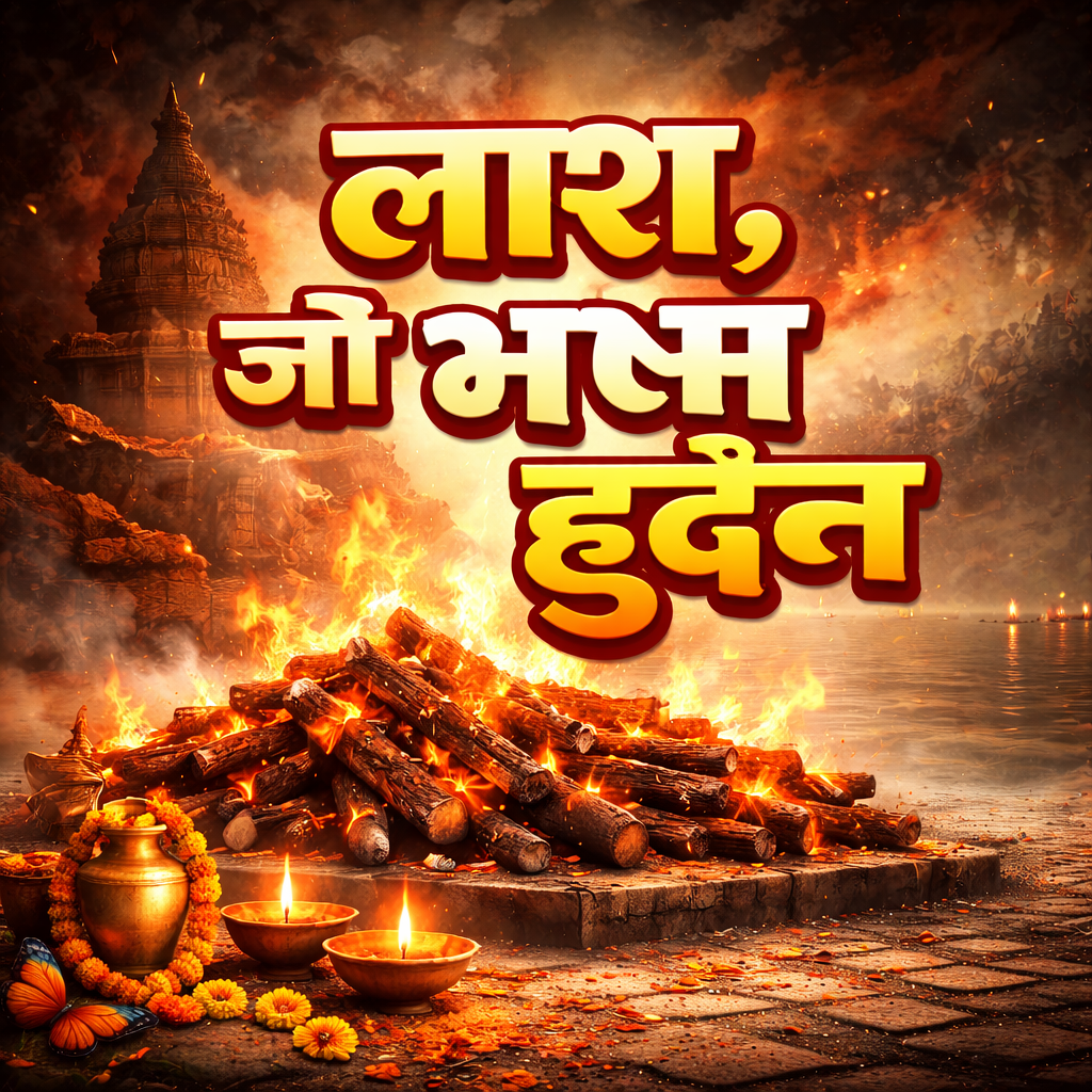 लाश,जो भष्म हुंदैन